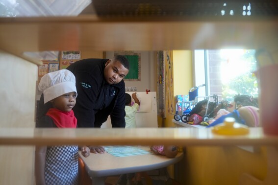 Black male teachers are a rarity in preschools. This pioneering program wants to change that