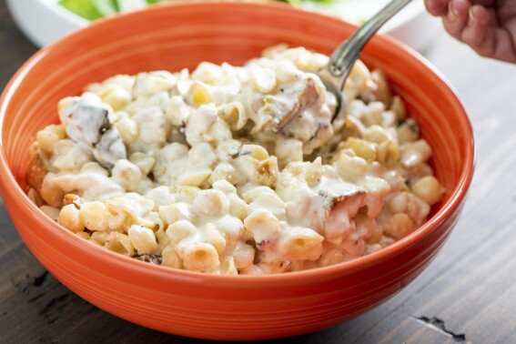 A fresh pumpkin becomes comfort food in this Creamy Pumpkin Mac and Cheese