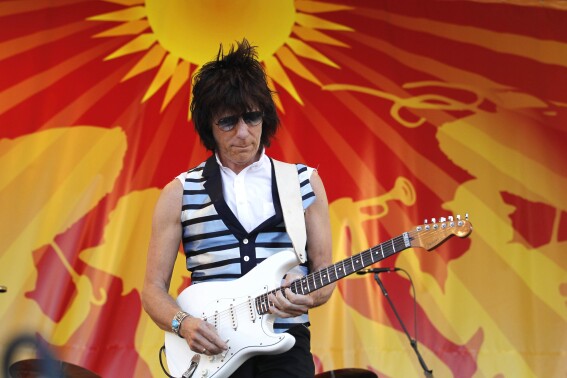 Jeff Beck was one of rock’s greatest guitarists. Now his instruments are up for auction