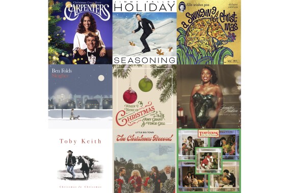 ‘Tis the season for holiday albums, from Jennifer Hudson to Toby Keith and Jimmy Fallon