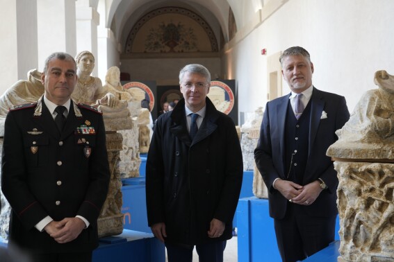 Italy recovers Etruscan artifacts worth $8.5 billion bound for black market