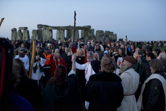 Britain’s Stonehenge is yet again a source of fascination ahead of the winter solstice